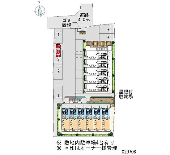 ★手数料０円★藤沢市高倉　月極駐車場（LP）